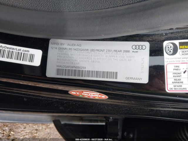 2015 AUDI A7 WAU2GAFC8FN050259 Photo 8