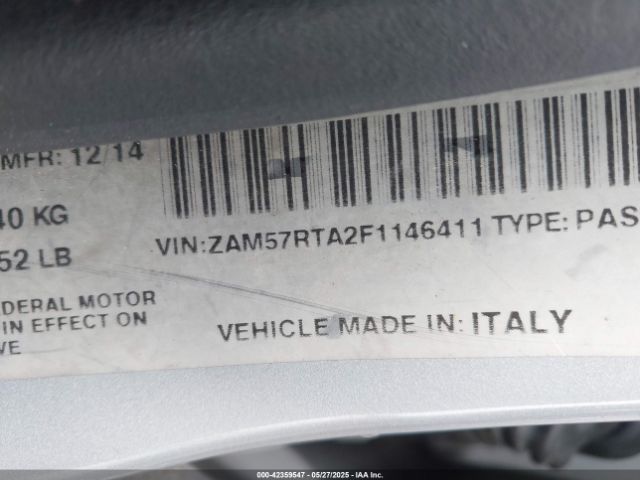 ZAM57RTA2F1146411 Maserati Ghibli S Q4