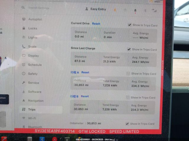 2023 TESLA MODEL 3 5YJ3E1EA1PF403714 Photo 6
