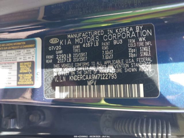 2021 KIA SELTOS KNDERCAA9M7122793 Photo 8