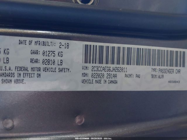 2018 CHRYSLER 300 2C3CCAEG6JH262011 Photo 8