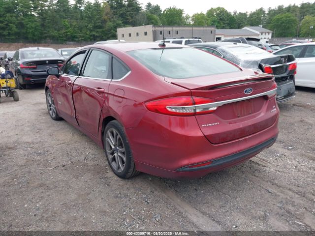 3FA6P0LU5HR278396 Ford Fusion Hybrid Se