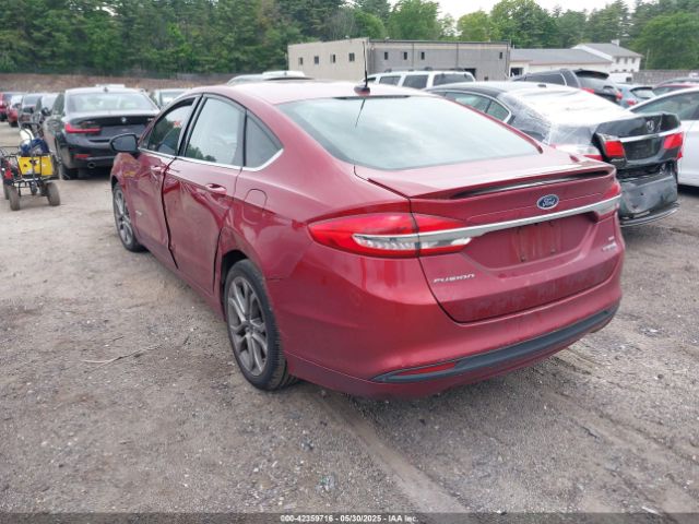 3FA6P0LU5HR278396 Ford Fusion Hybrid Se