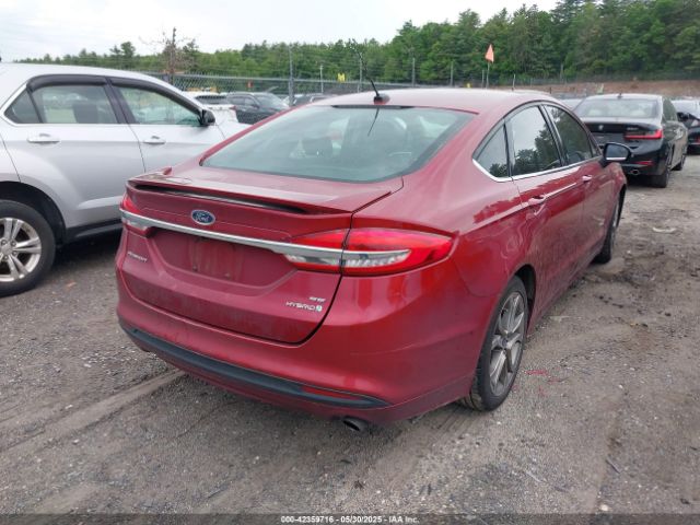 3FA6P0LU5HR278396 Ford Fusion Hybrid Se