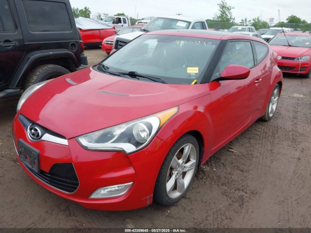 KMHTC6AD4EU215076 Hyundai Veloster Base W/gray