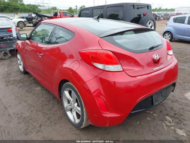 KMHTC6AD4EU215076 Hyundai Veloster Base W/gray