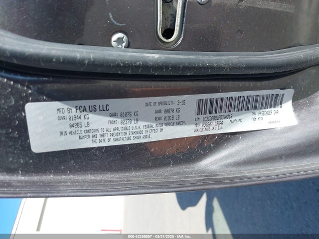 Dodge 2015 2015 1C3CDFBB2FD300213 Image 9