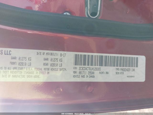 2018 DODGE CHARGER 2C3CDXCT8JH129265 Photo 8