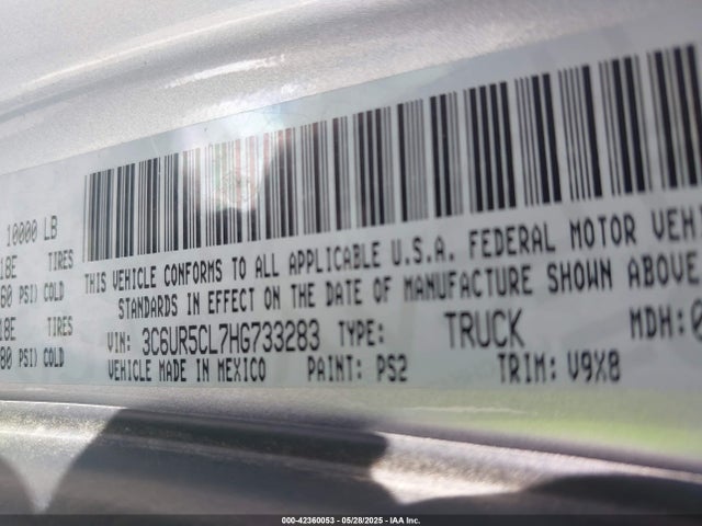 3C6UR5CL7HG733283 RAM 2017