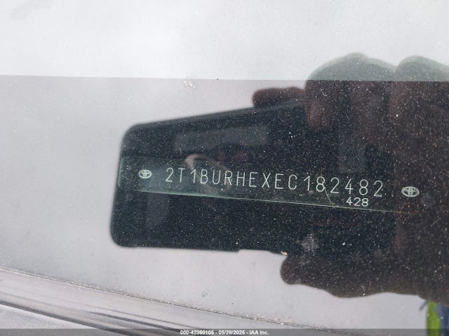 2T1BURHEXEC182482 Toyota COROLLA LE