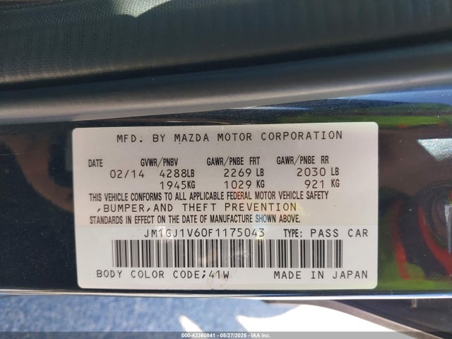 JM1GJ1V60F1175043 Mazda py
