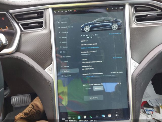 5YJSA1H19EFP32063 Tesla Model S P85