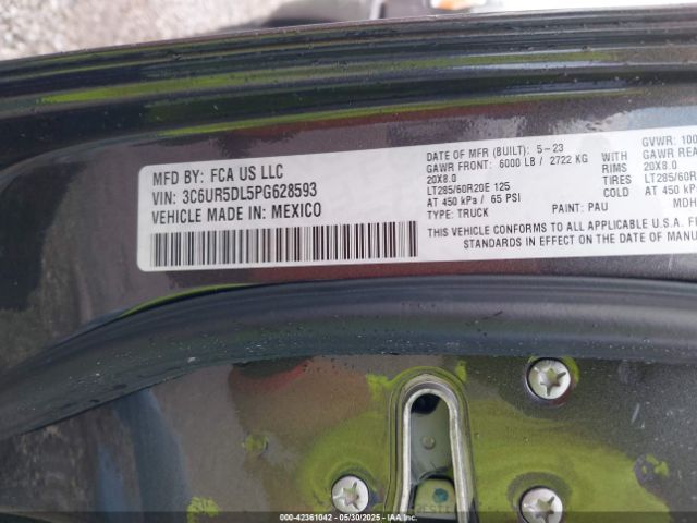 3C6UR5DL5PG628593 RAM 2023