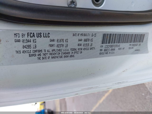 1C3CDFBB5FD378145 Dodge Dart