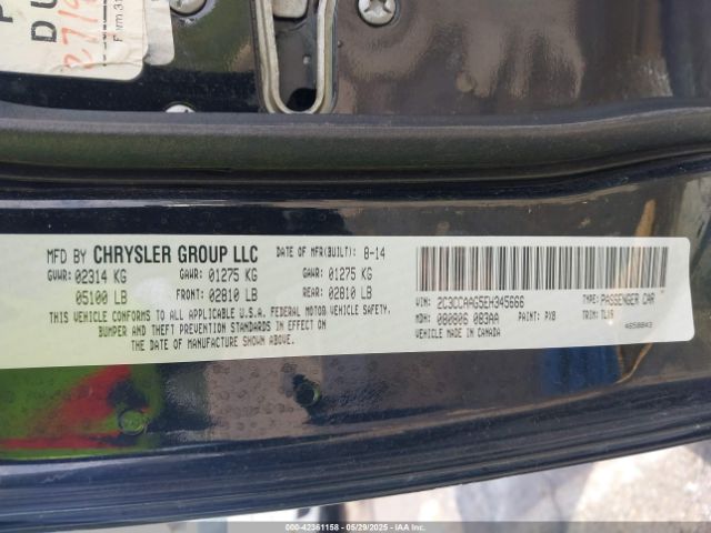 2C3CCAAG5EH345666 Chrysler 300