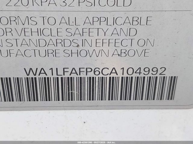 2012 AUDI Q5 WA1LFAFP6CA104992 Photo 8