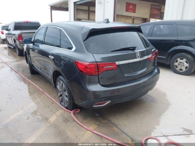 2014 ACURA MDX 5FRYD4H49EB042373 Photo 2