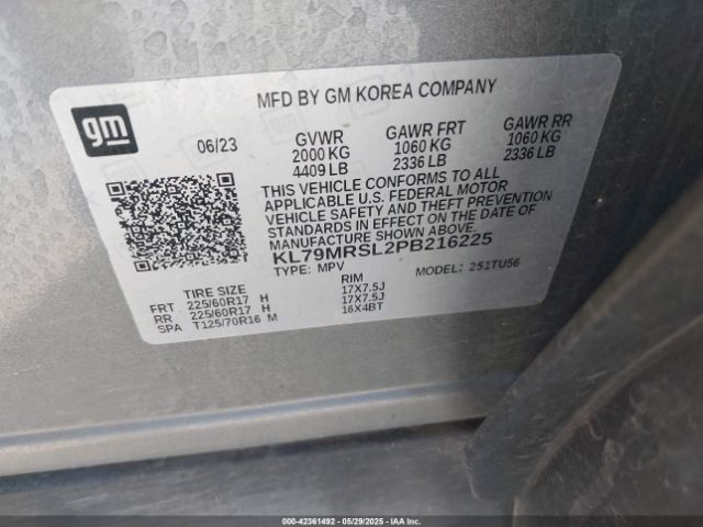 2023 CHEVROLET TRAILBLAZER KL79MRSL2PB216225 Photo 8