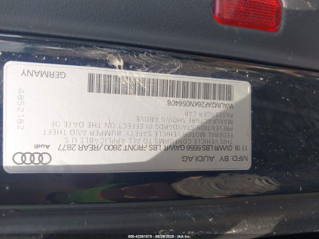 2019 AUDI A6 WAUM2AF26KN056408 Photo 8