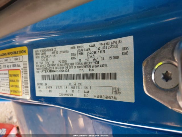 2024 FORD RANGER 1FTER4BH4RLE54138 Photo 8
