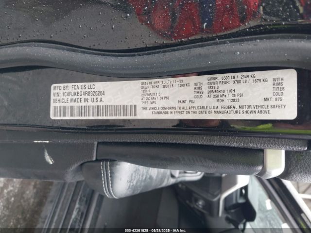 2024 JEEP GRAND CHEROKEE L 1C4RJKBG4R8926264 Photo 8