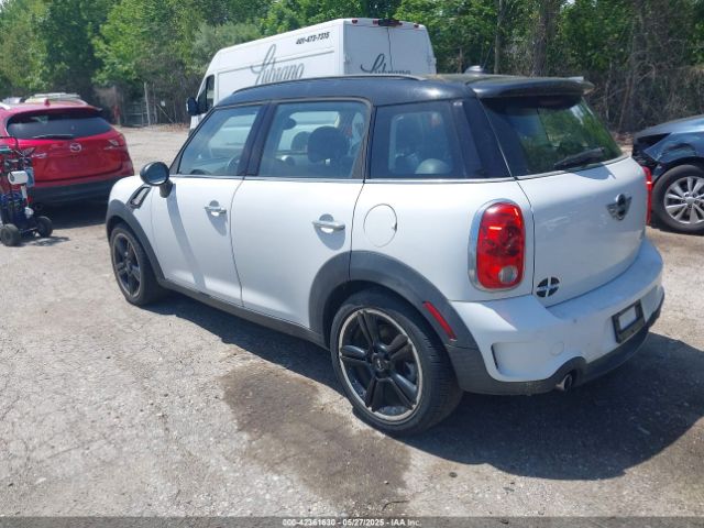 2012 MINI COOPER S COUNTRYMAN WMWZC3C58CWM26699 Photo 2