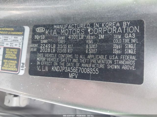 KNDJP3A56E7008355 KIA SOUL +