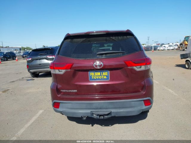 5TDZZRFH8KS294570 Toyota Highlander Le