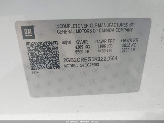 2GB2CREG1K1221564 Chevrolet Silverado 2500hd Wt