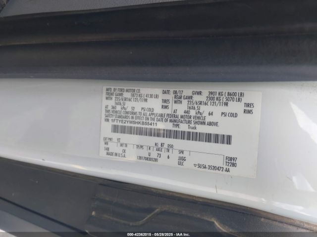 1FTYE2YM5HKB55411 Ford Transit-150