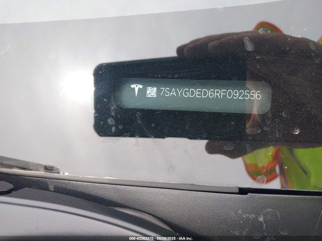 Продаж на аукціоні авто 2024 Tesla Model Y, vin: 7SAYGDED6RF092556, номер лоту: 42362270