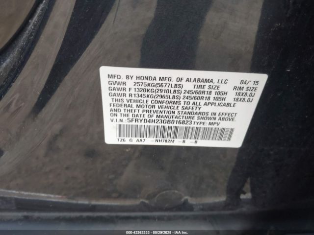 2016 ACURA MDX 5FRYD4H23GB016823 Photo 8
