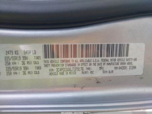 3C4PDCGG6JT379176 Dodge Journey Crossroad