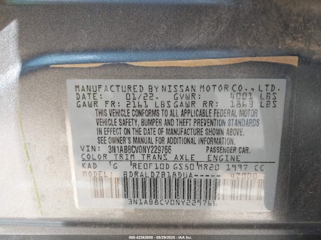Nissan 2022 2022 3N1AB8CV0NY229766 Image 9