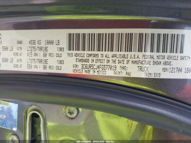3C6UR5CJ4FG577019 RAM 2500 Tradesman