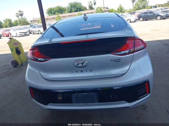 KMHC65LC6KU124652 Hyundai Ioniq Hybrid Blue