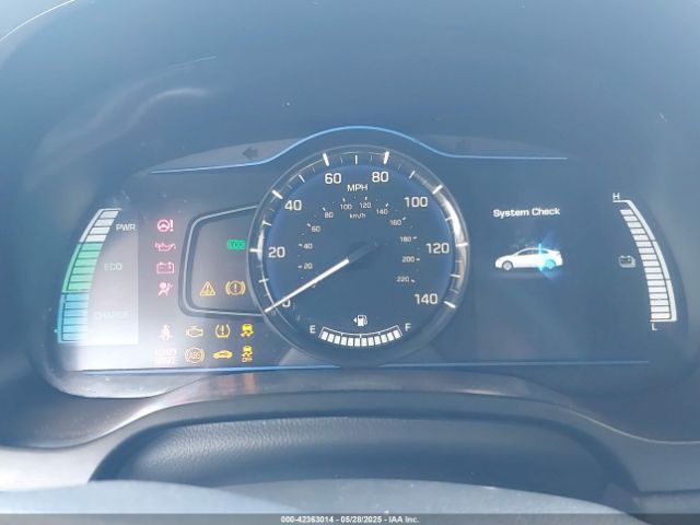 KMHC65LC6KU124652 Hyundai Ioniq Hybrid Blue
