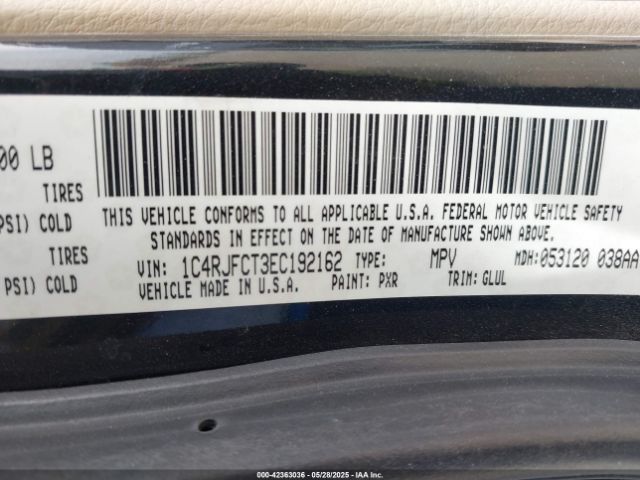 2014 JEEP GRAND CHEROKEE 1C4RJFCT3EC192162 Photo 8