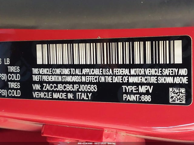 Jeep 2018 2018 ZACCJBCB6JPJ00583 Image 9
