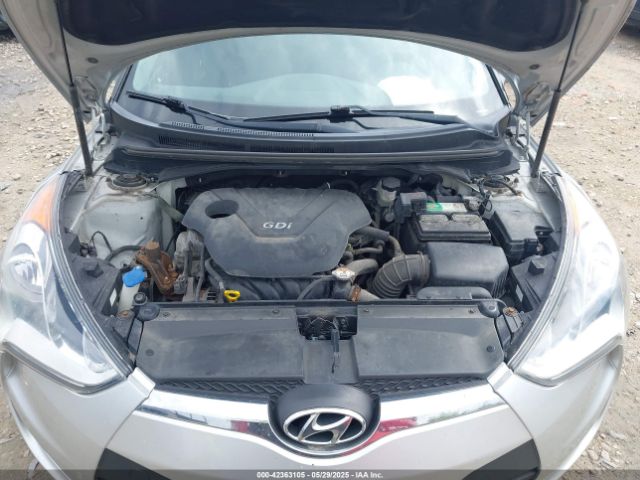 KMHTC6AD8EU182891 Hyundai Veloster Base W/black