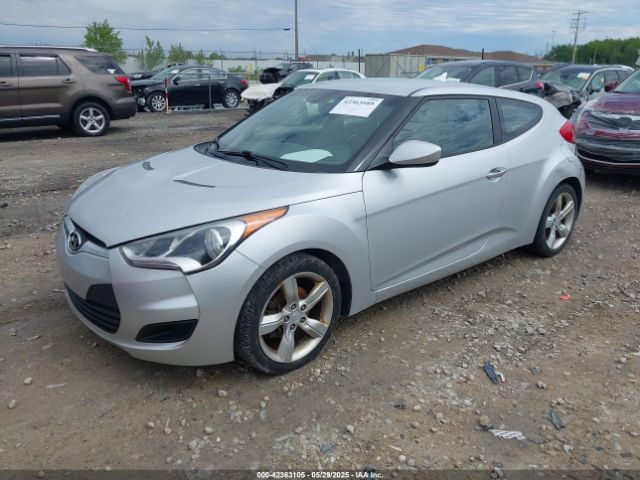 KMHTC6AD8EU182891 Hyundai Veloster Base W/black