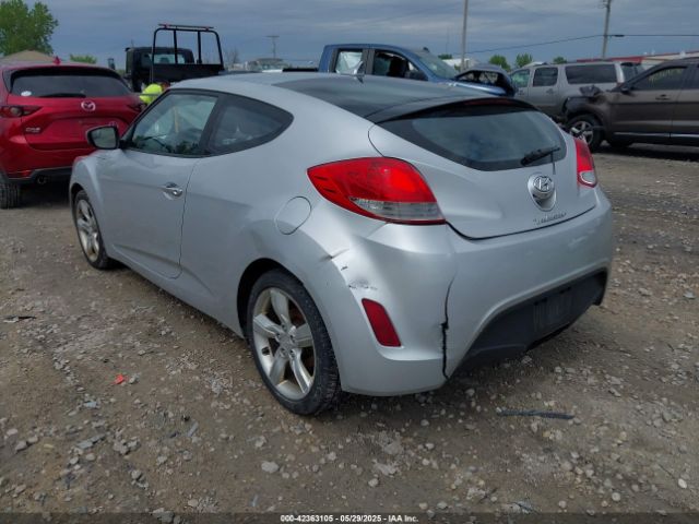 KMHTC6AD8EU182891 Hyundai Veloster Base W/black