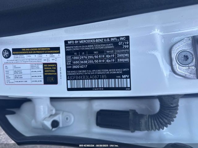 4JGFB4KB3LA087185 Mercedes-Benz Gle 350 4matic