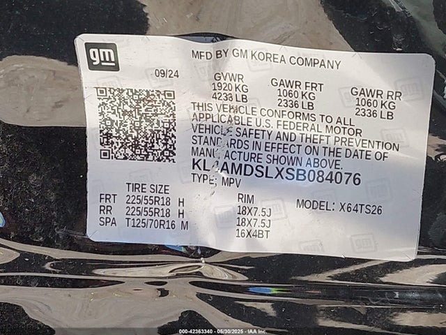 Buick l3t 2025 KL4AMDSLXSB084076 Image 9
