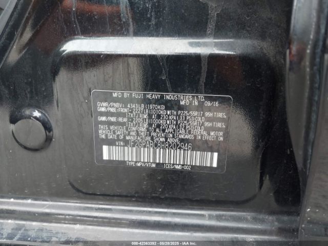 JF2GPABC8H8202946 Subaru Crosstrek 2.0i Premium
