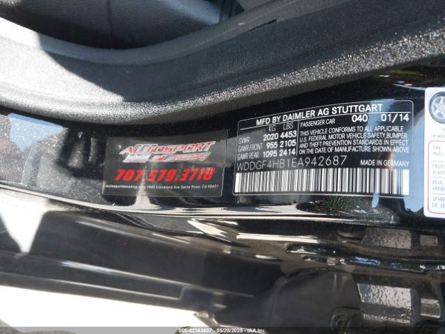 WDDGF4HB1EA942687 Mercedes-Benz C 250 Luxury/sport