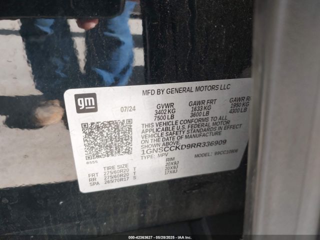 1GNSCCKD9RR336909 Chevrolet l84