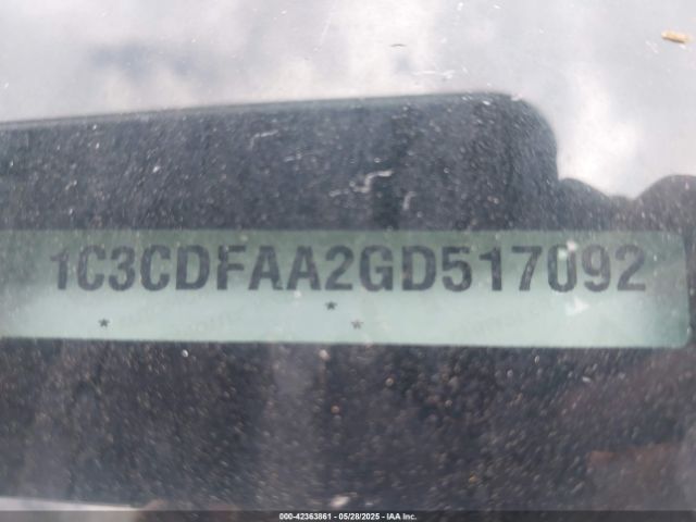 1C3CDFAA2GD517092 Dodge DART SE