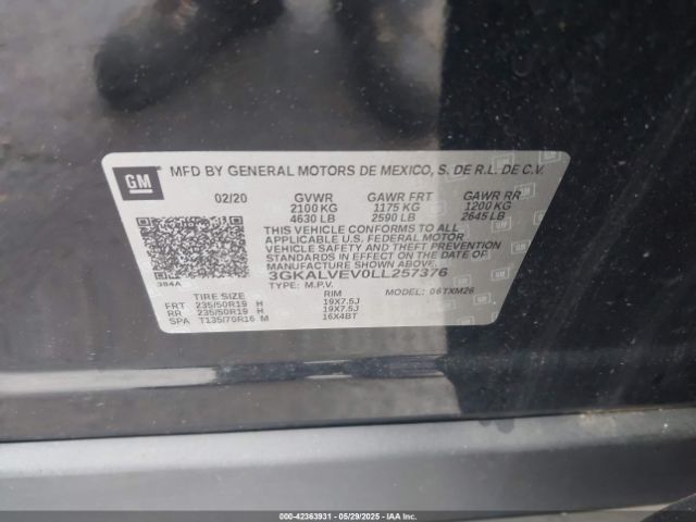 2020 GMC TERRAIN 3GKALVEV0LL257376 Photo 8