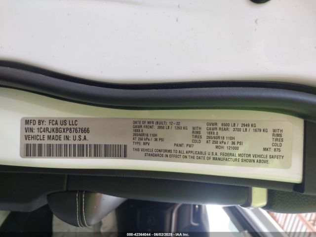 2023 JEEP GRAND CHEROKEE L 1C4RJKBGXP8767666 Photo 8